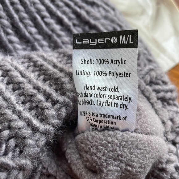 Layer 8 Knit Mittens - Picture 3 of 4